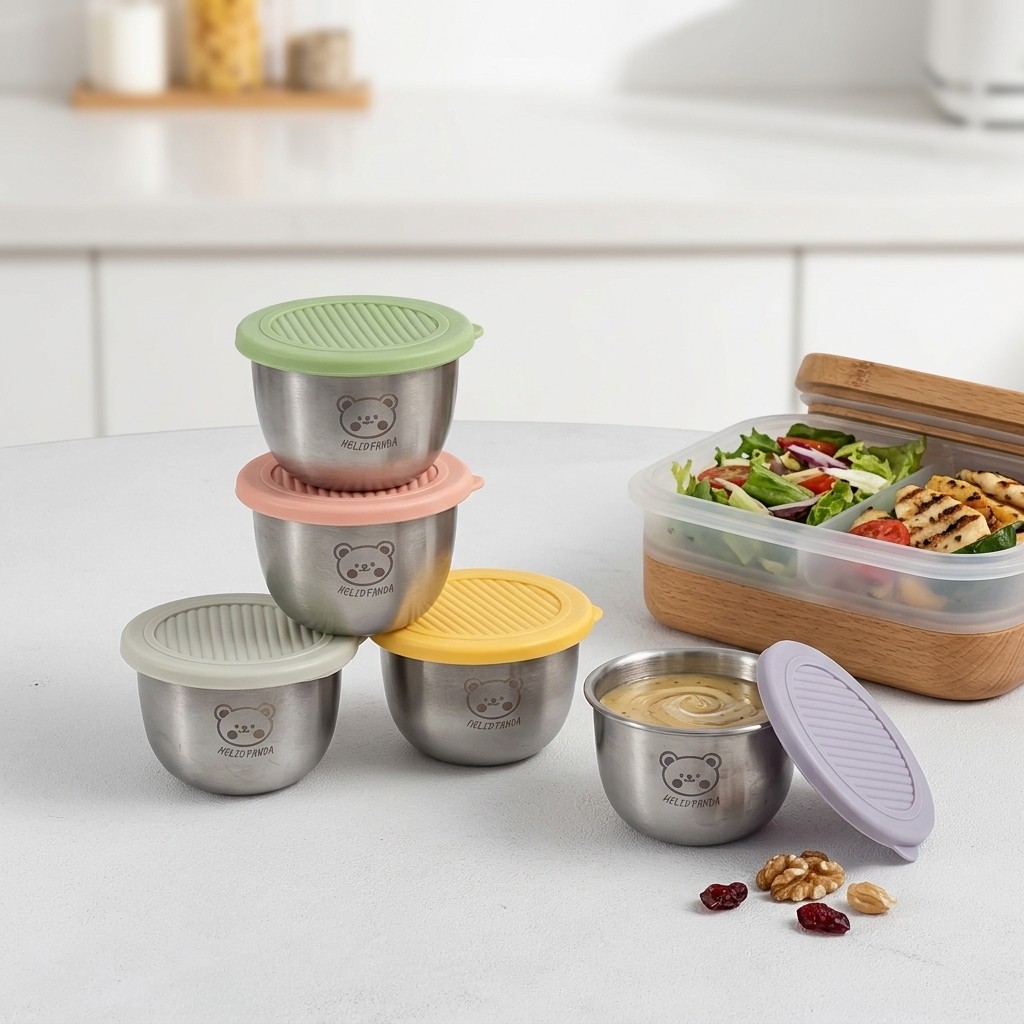Sauce Dipping Cup - Conteneur à sauce en acier inoxydable