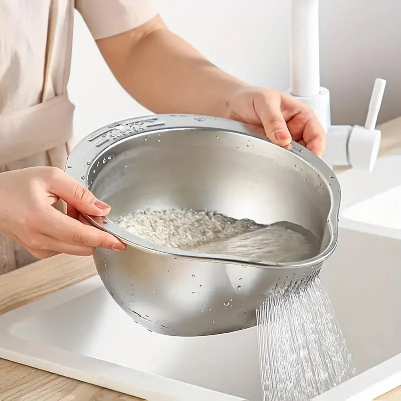 Meal Prep Plan - Passoire de lavage en acier inoxydable