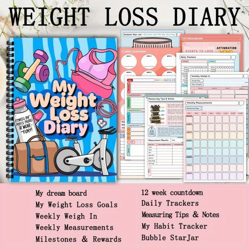 Fitness Tracker Plan de perte  - Meal Plan Notepad avis et prix