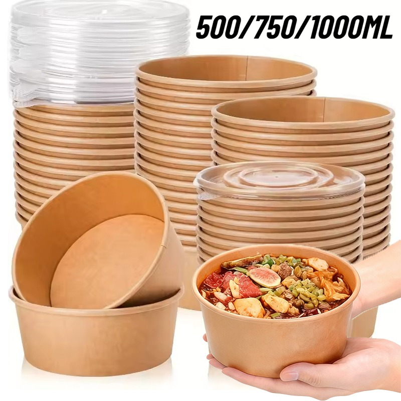 10/20PCS Bols ronds en papier  - Meal Prep Plan avis et prix