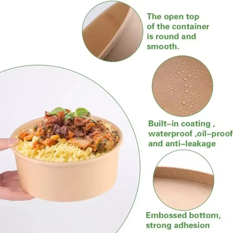 10/20PCS Bols ronds en papier  - Meal Prep Plan avis et prix