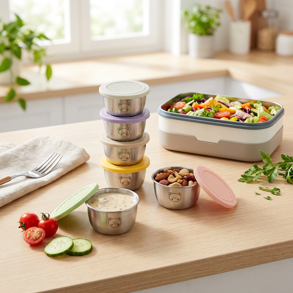 Conteneur à sauce en acier ino - Sauce Dipping Cup avis et prix