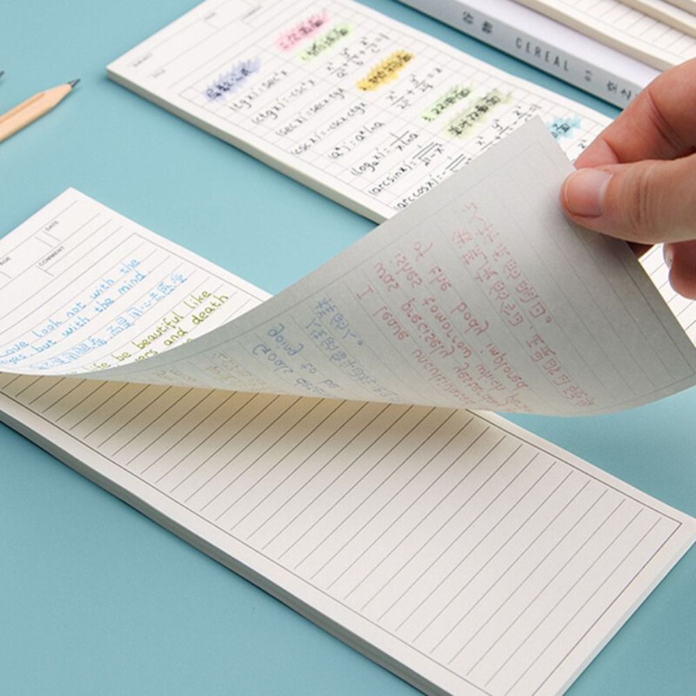 Bloc-notes long non collant si - Meal Plan Notepad avis et prix