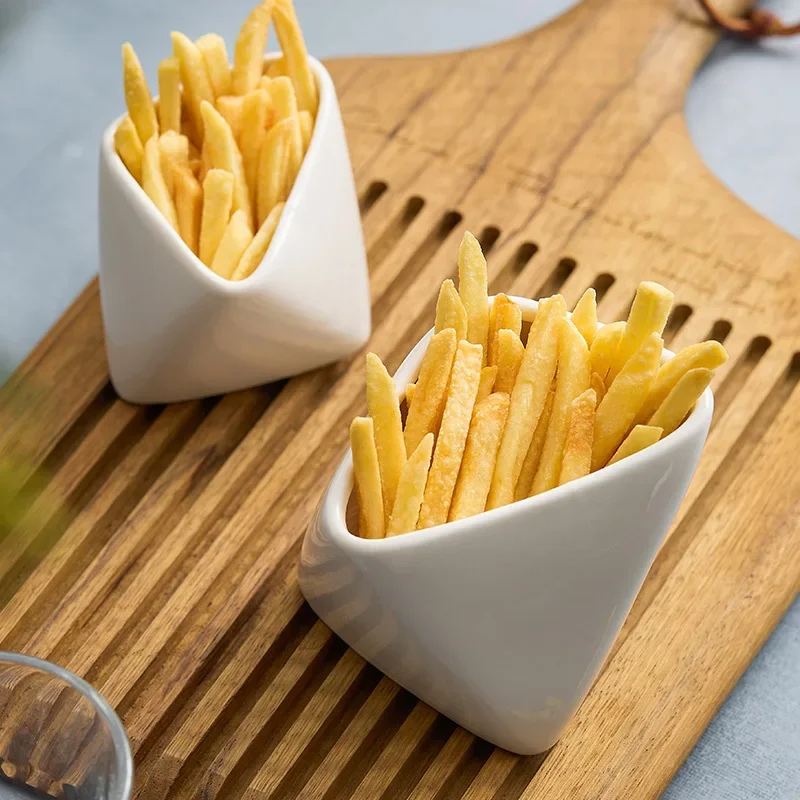 Tasse à frites pliée en trois  - Sauce Dipping Cup avis et prix