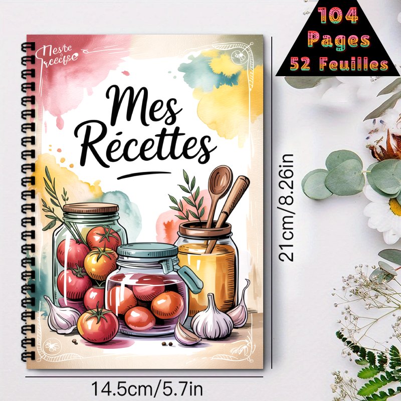 Carnet de recettes spéciales f - Meal Plan Notepad avis et prix