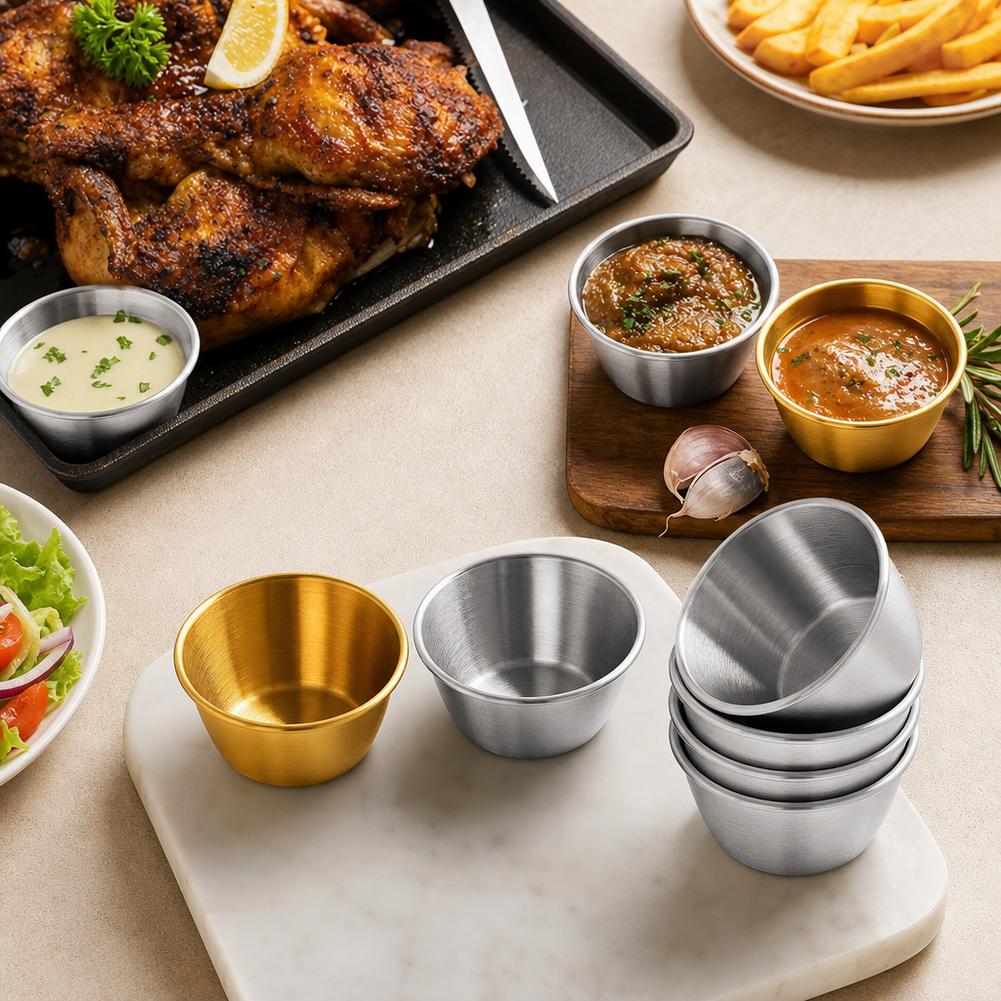 Tasses à sauce en acier inoxyd - Sauce Dipping Cup avis et prix