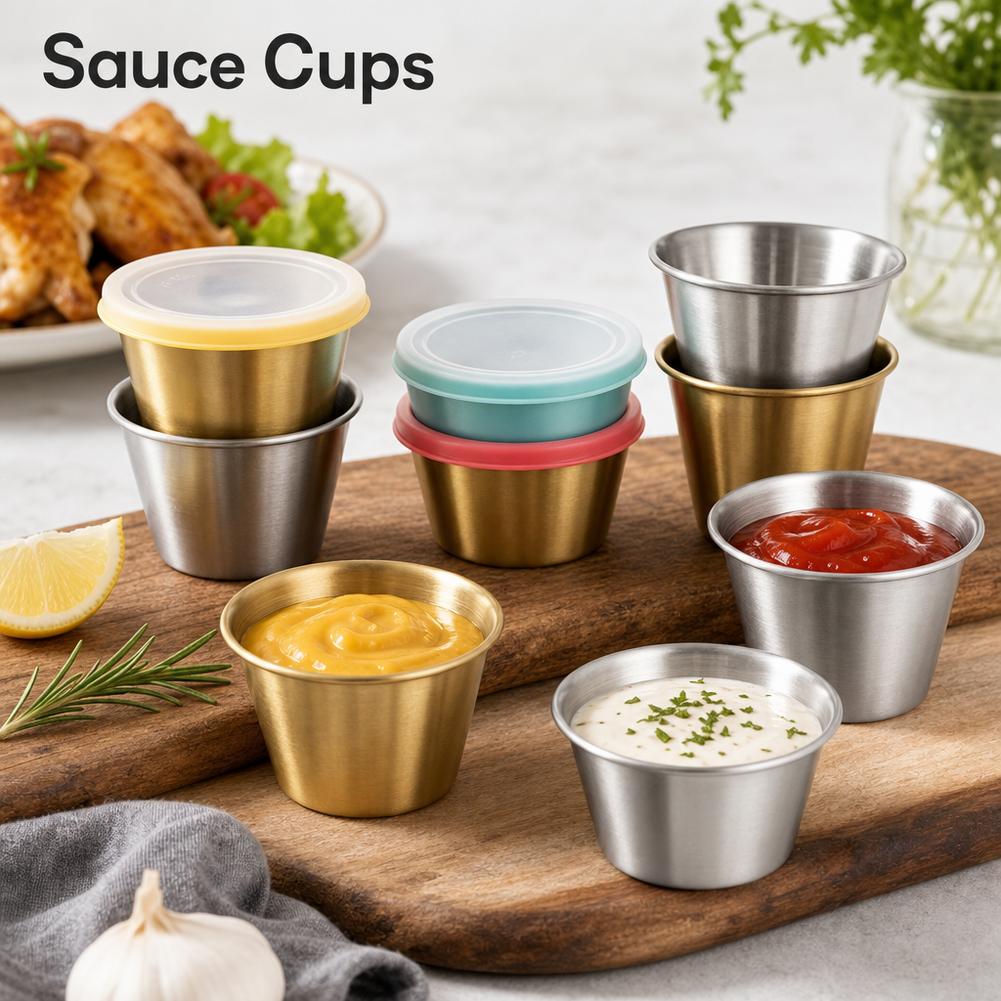 Tasses à sauce en acier inoxyd - Sauce Dipping Cup avis et prix