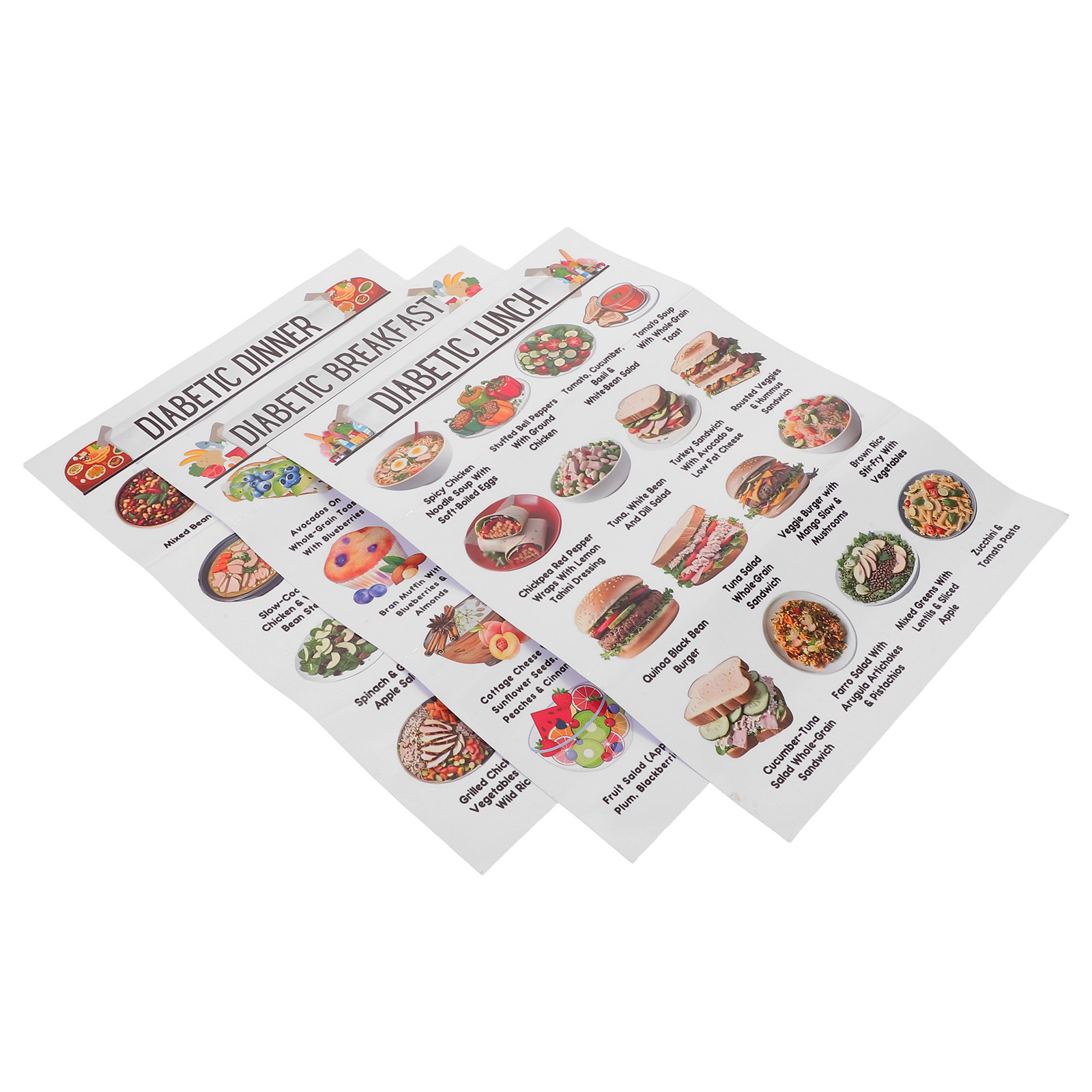Lot de 3 affiches imprimées po - Meal Prep Plan avis et prix