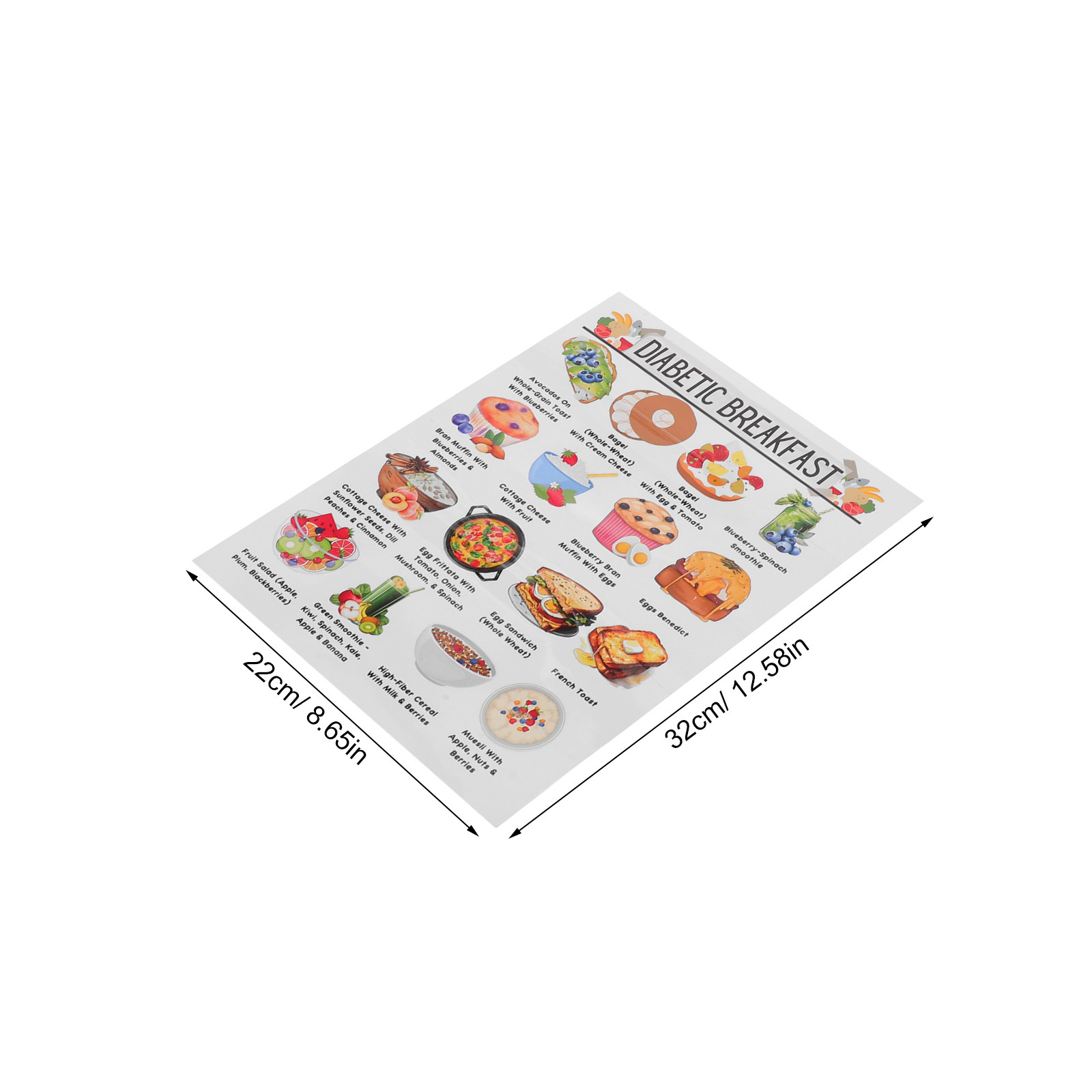 Lot de 3 affiches imprimées po - Meal Prep Plan avis et prix