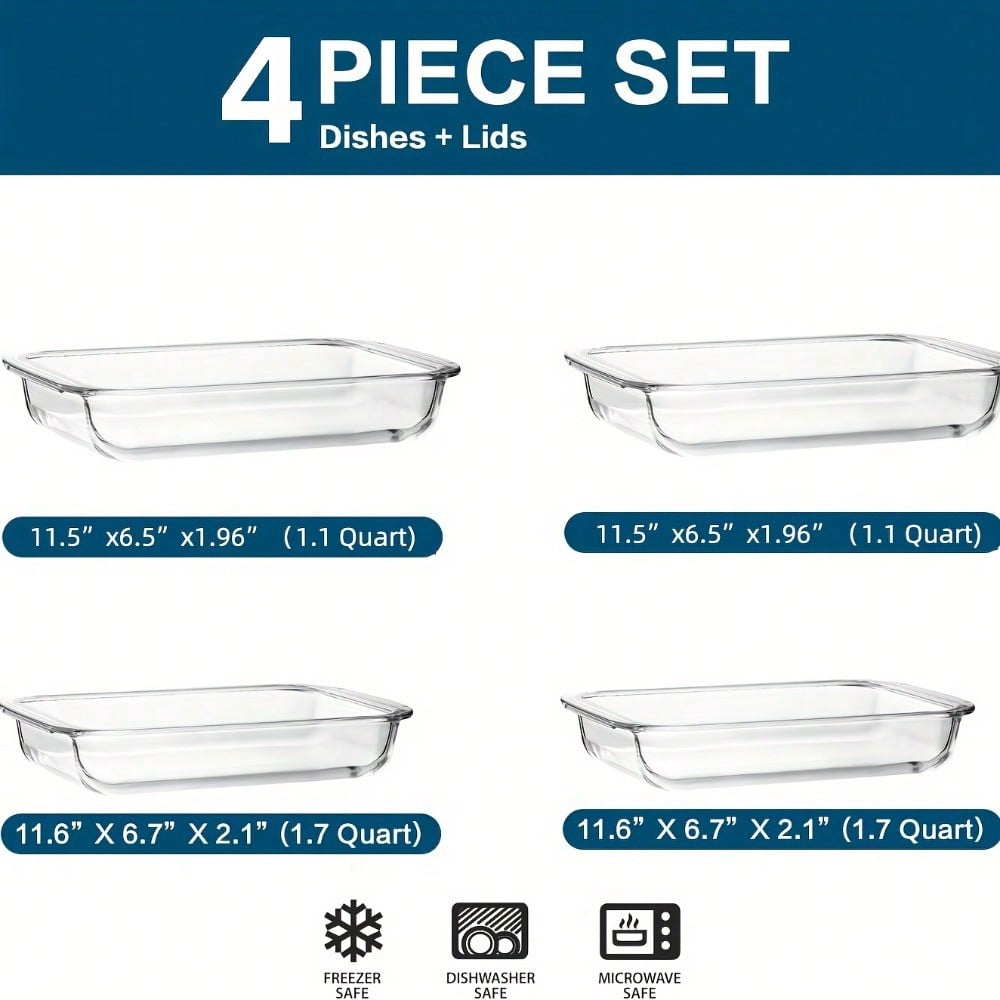 Ensemble de 4 plats à four rec - Meal Prep Noodles avis et prix