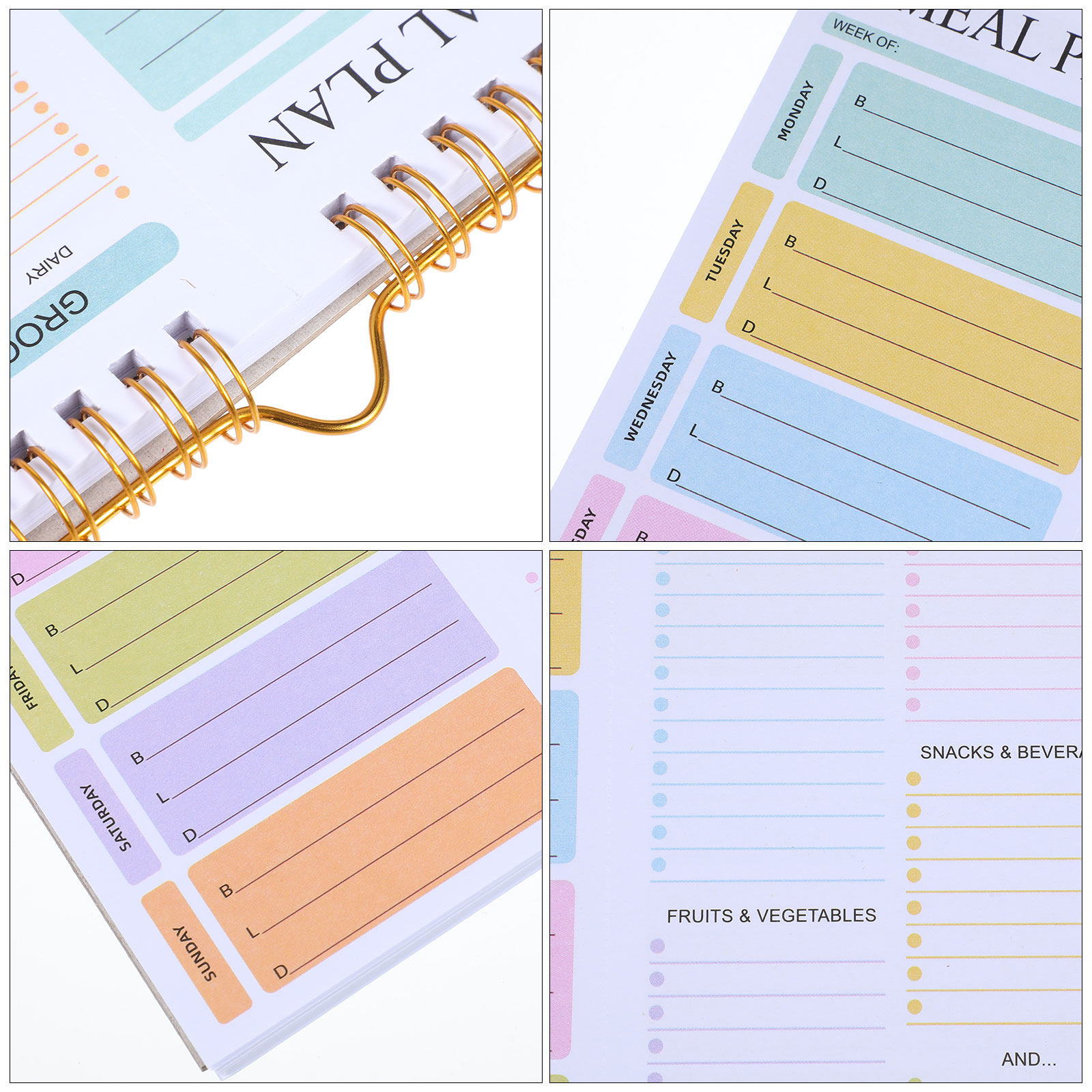 Carnet de planification repas  - Meal Plan Notepad avis et prix