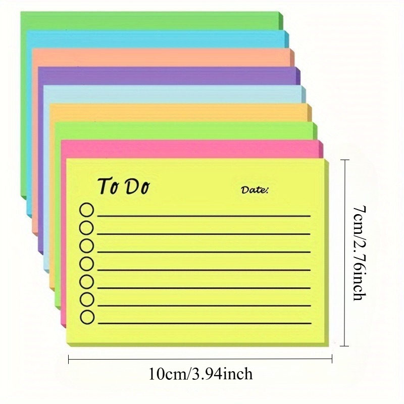 Blocs-notes Post-it fluorescen - Meal Plan Notepad avis et prix