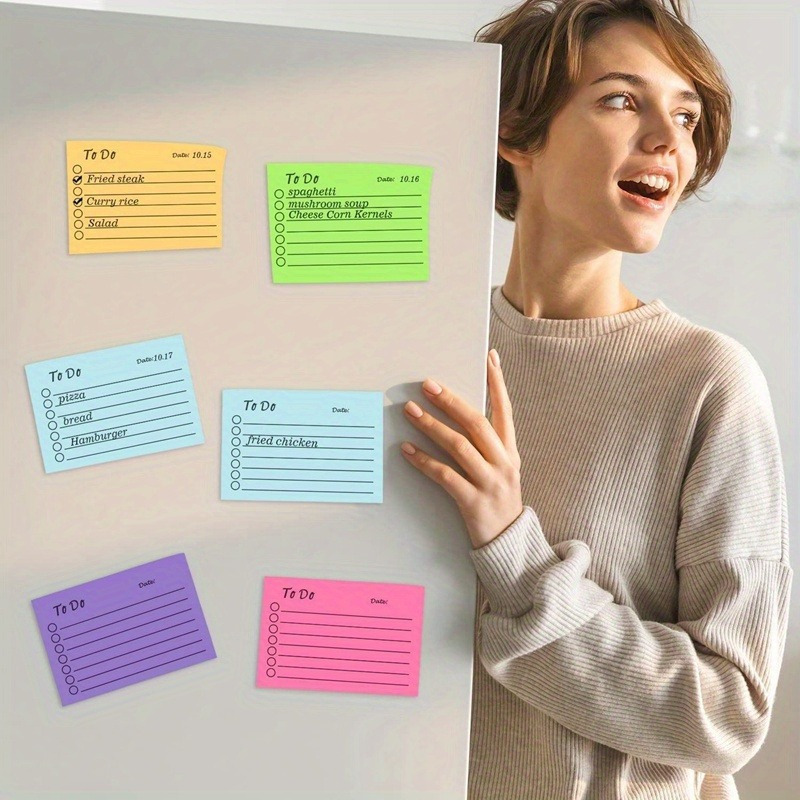 Blocs-notes Post-it fluorescen - Meal Plan Notepad avis et prix