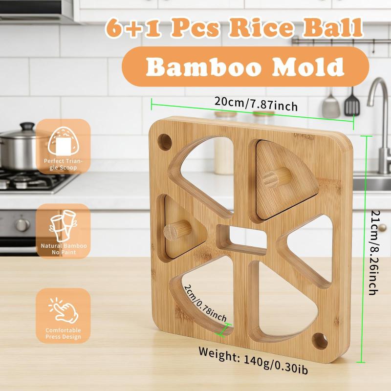 Moule à onigiri en bois 5/6 tr - Meal Prep Japanese avis et prix