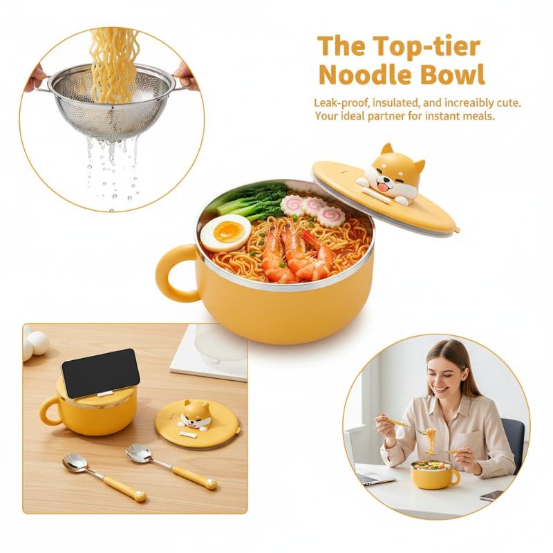 Bol à nouilles instantanées en - Meal Prep Noodles avis et prix