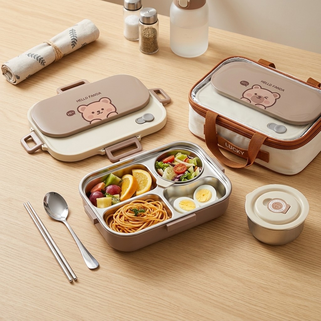 Boîte à bento en acier inoxyda - Meal Prep Plan avis et prix